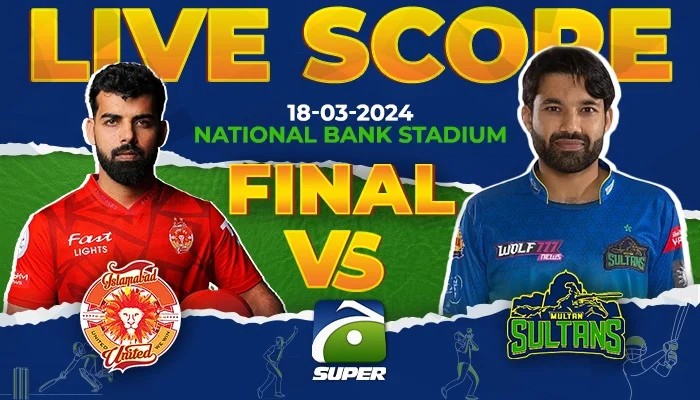 Islamabad United vs. Multan Sultans: PSL 9 Final playing lineups confirmed.